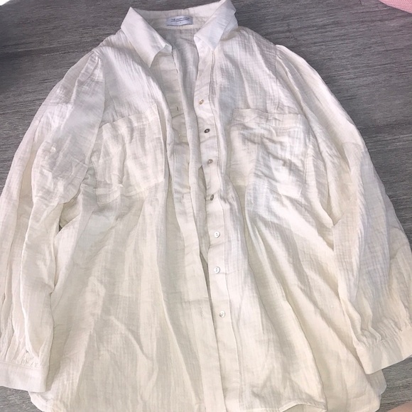 TheLifestyleco off white blouse NWOT - Picture 1 of 9